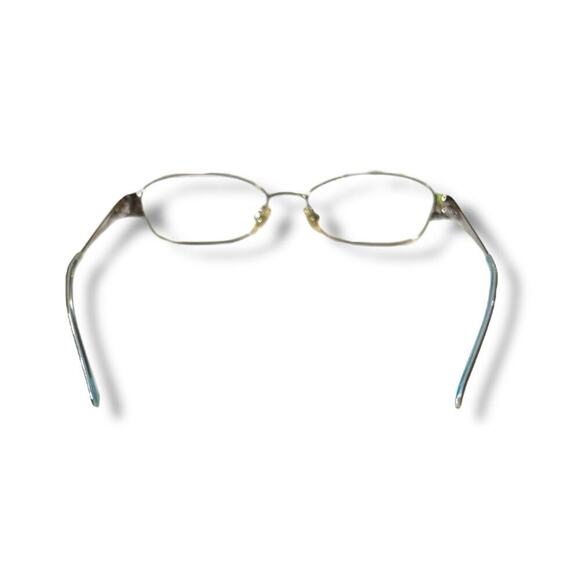 Michael Kors Eye Glass Frames Womens Copper Tone Metal Rectangle Cat Eye w/ Case - Picture 5 of 11